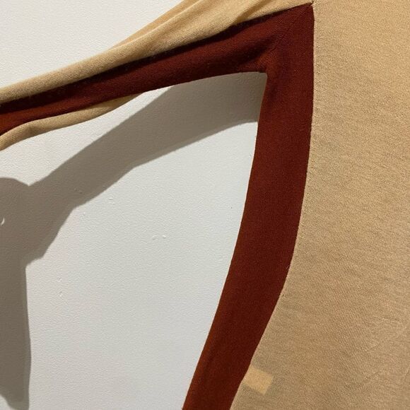 100% Cashmere Colorblocked Marc By Marc Jacobs Cardigan Sweater - Picture 5 of 8